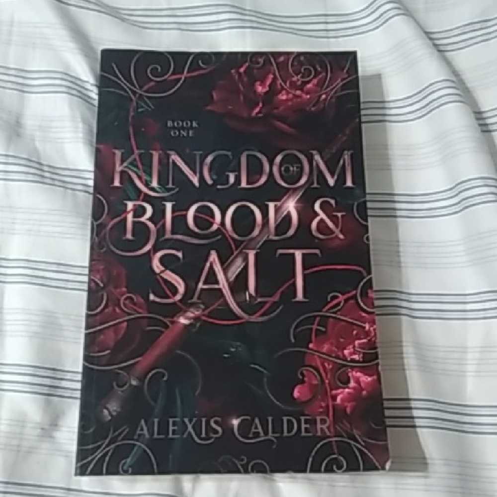 Kingdom of Blood & Salt Paperback - Black with Deep Red Cover